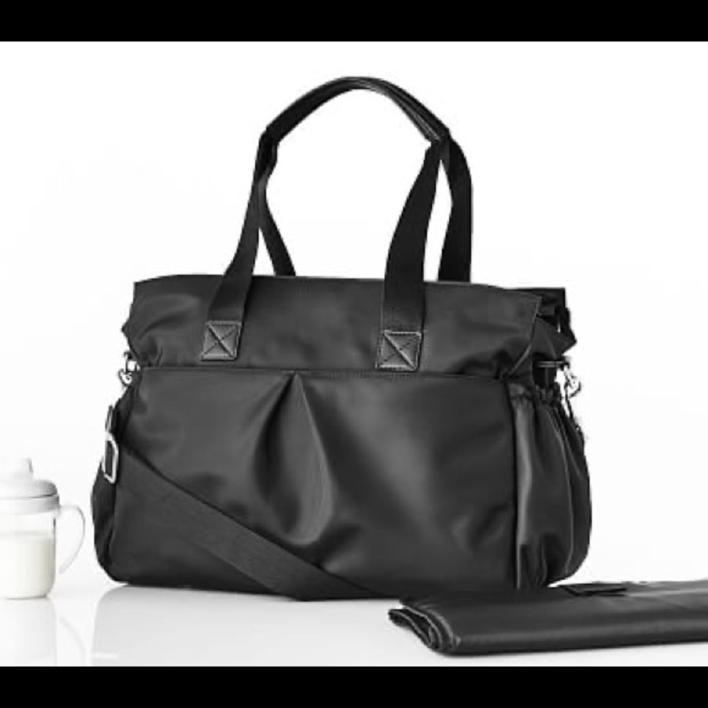NWT Claremont Nylon Diaper Bag, Black PBK